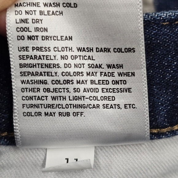 Uniqlo Jeans Mens 30x34 (Fits 29x32) Selvedge Kaihara Slim Straight Low Rise - Picture 8 of 16